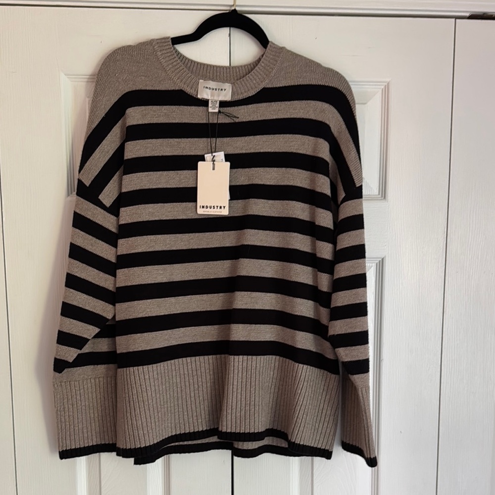 NWT- INDUSTRY Striped Sweater